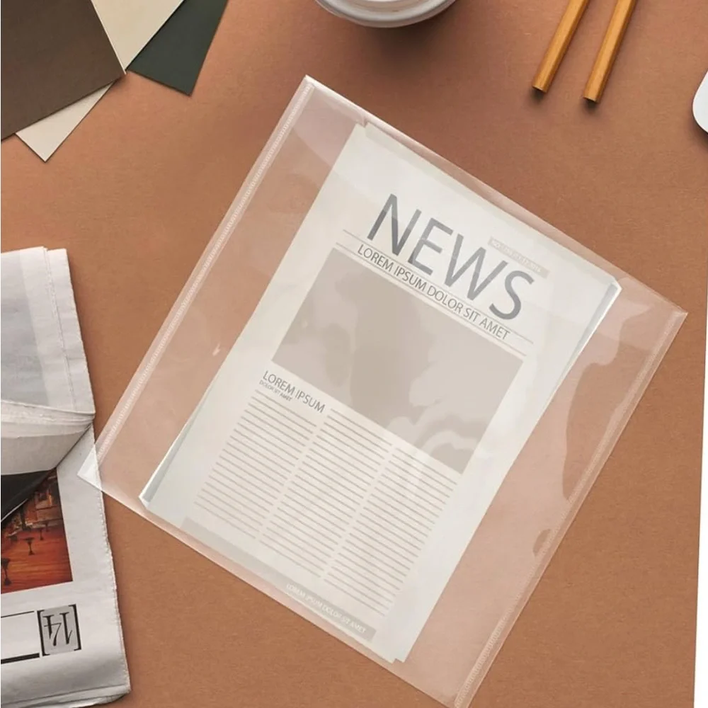 Clear Document Sleeves Set